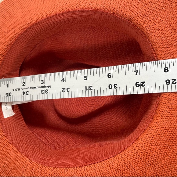 SWIFTIE Anthropologie Womens ORANGE Rowen Rancher Boho Western Hat Cotton Blend - Picture 14 of 16